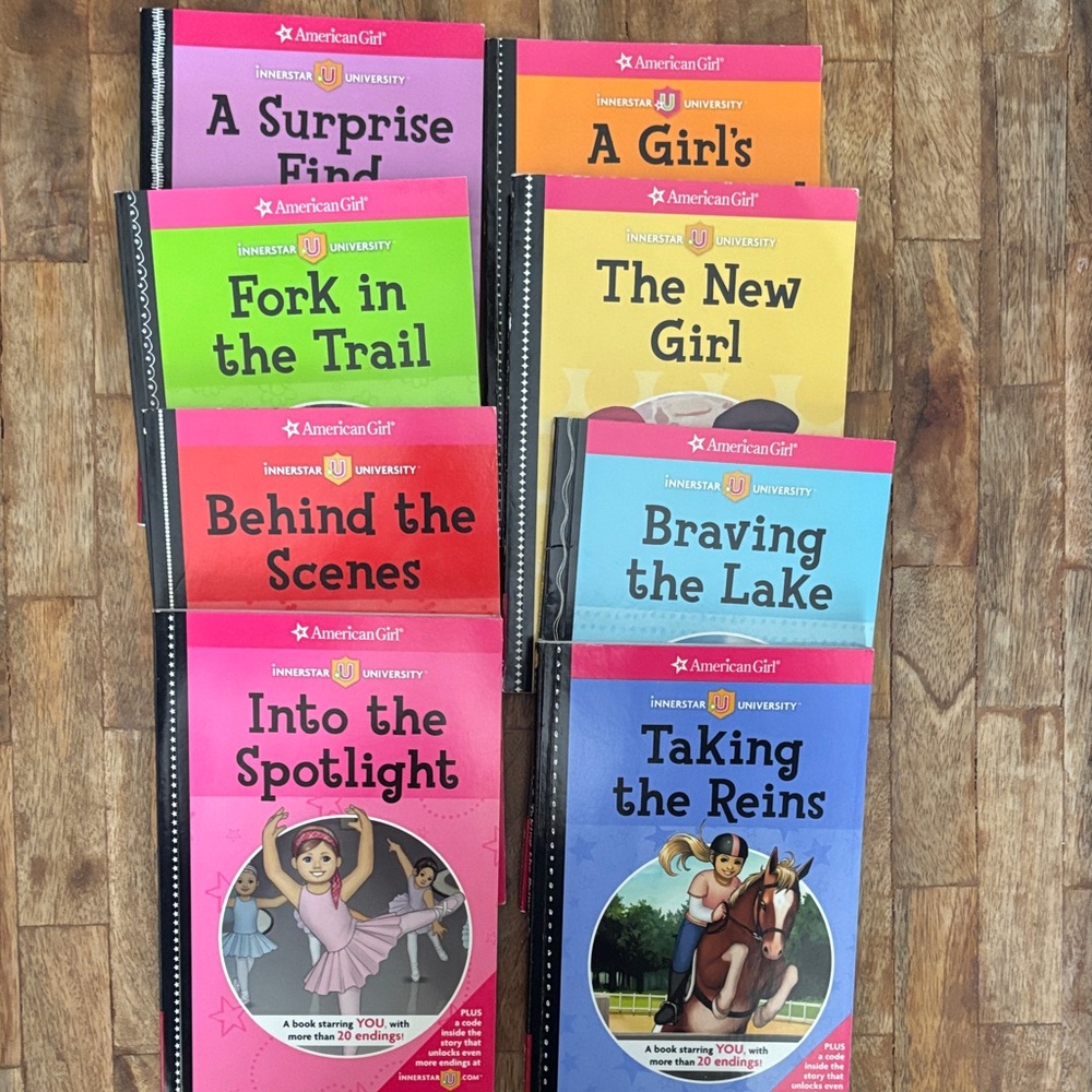 8 American Girl Doll Books - choose your own adventure